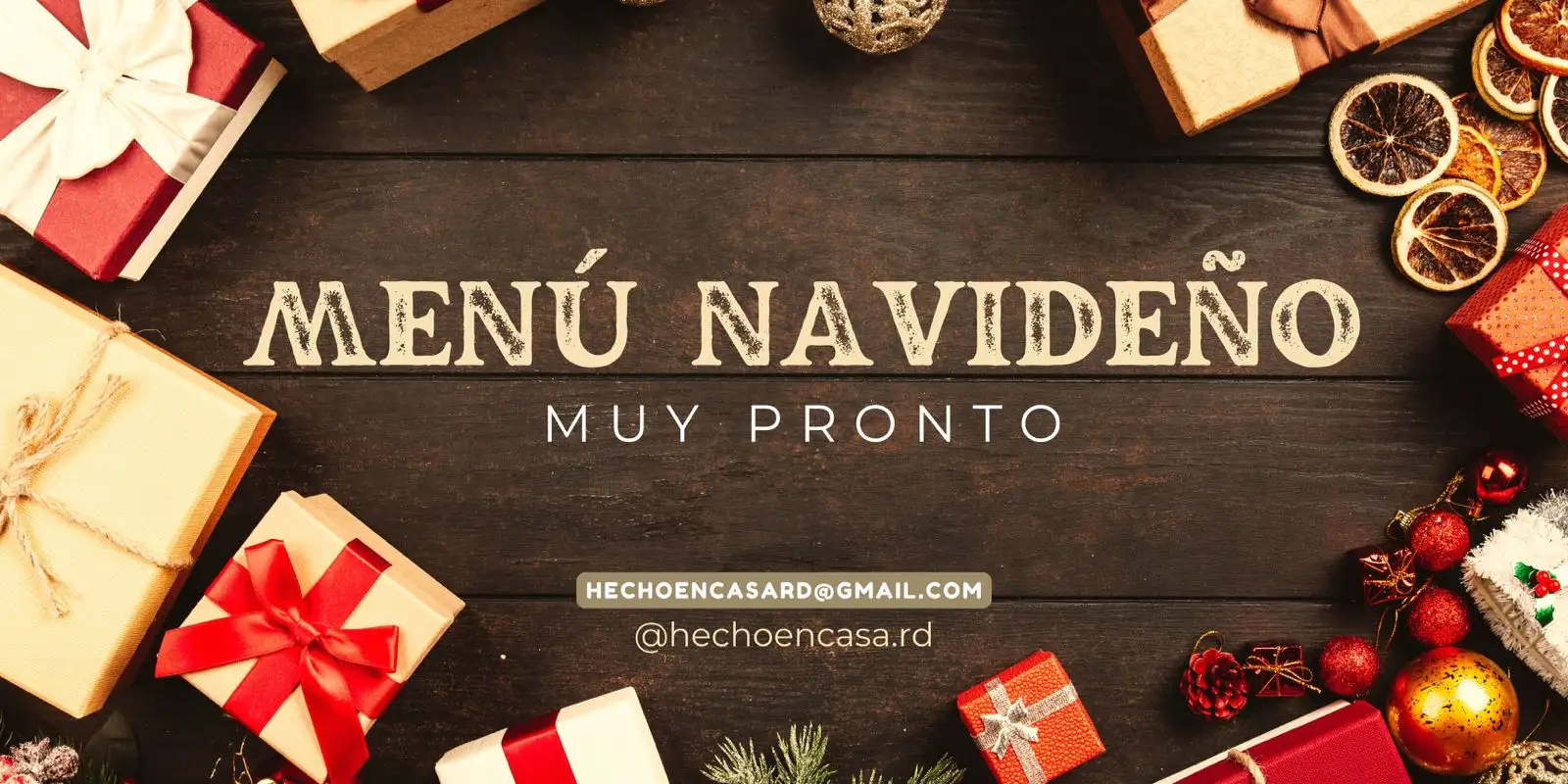 Menu navideño